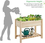 Yaheetech 34x18x30in Raised Garden Bed, Planter Box - Image 8