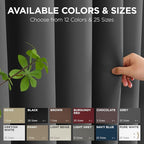 Joydeco Blackout Patio Sliding Door Curtains 108 Inches Long, Grommet Privacy - Image 7