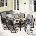 LEVELEVE 7 Piece Outdoor Patio Dining Set by Enjoyyourlife