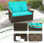 Tangkula Patio Rattan Daybed - Image 7