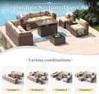 Aoxun 11 Piece Patio Furniture Set - Image 6
