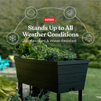 Keter Urban Bloomer 12.7‑Gallon Raised Garden Bed – Elevated Outdoor Planter Box - Image 3