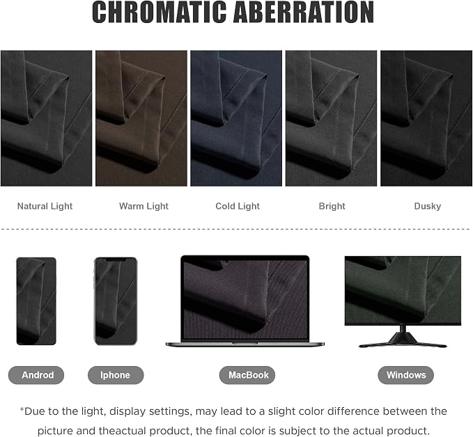 BONZER Outdoor Curtains for Patio Water Resistant Heavy Privacy Light Filtering - Image 5