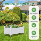 Raised Garden Bed with Wheels, 14 Gallon Self-Watering Raised Planter Box with - Image 2