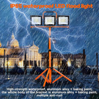 22000 Lumen Work Lights with Stand, 3 Head Portable LED Work Light, with - Image 3