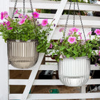 Maxcheck 4 Pcs Self Watering Hanging Planters Indoor Gift 6.5'' 4.5'' Hanging - Image 5