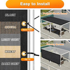 Artpuch Outdoor Pergola Shade Cover 13x17 FT Sun Shade Cloth - Image 5