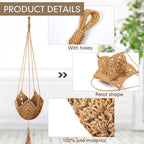 Shappy 2 Pack Jute Crochet Long Plant Hanger - Image 3