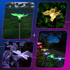GIGALUMI Solar Garden Lights, 3 Pack Solar Butterfly Lights Decoration - Image 6