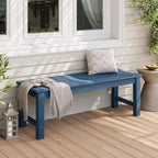 Stoog Outdoor Bench, 2-Person Patio Dining Bench, Waterproof Garden Bench - Image 6