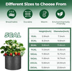 T4U 5 Gallon Grow Bags, Upgrade Grow Bags - Image 2