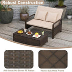 RELAX4LIFE Wicker Patio Outdoor Daybed - Image 6