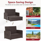 RELAX4LIFE Wicker Patio Outdoor Daybed - Image 8