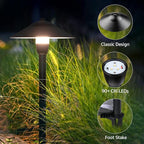 SUNVIE LED Low Voltage Landscape Lights 3W Cast-Aluminum Pathway Lights Low - Image 3