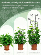 33 Inch Tall Expandable Metal Trellis - Image 5