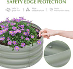 2-Pack 2x1ft Galvanized Raised Garden Bed, Outdoor Planter Bed, Metal Planter - Image 4