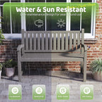 Outdoor Bench, Waterproof & Weatherproof Garden Bench - Image 4