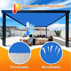 Artpuch Outdoor Pergola Shade Cover 9' X 9' Sun Shade Cloth - Image 4