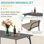 AECOJOY 5 Piece Patio Table and Chair Set - Image 3