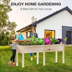 MIXC 72”L X 23”W Raised Garden Bed Outdoors - Image 7