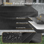 Aoxun 15 Piece Patio Furniture Set - Image 9