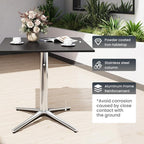 PHI VILLA 5 Pieces Outdoor Small Dining Set - Image 7