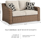 Signature Design by Ashley Beachcroft Casual Nuvella Weather Resistant Fabric - Image 3