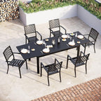 Sophia & William Expandable Patio Dining Table, Extra Large 99.2" L x 35.5" W - Image 7