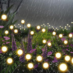 Solar Lights Outdoor-2Pack 16LEDs Solar Garden Firefly Lights Outside, Solar - Image 3