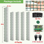 60"/40"/24" Metal Moss Pole, D Shape Sphagnum Moss Pole, Moss Poles - Image 6