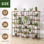 Uneedem Plant Stand Indoor Outdoor, Tall Plant Shelf - Image 4