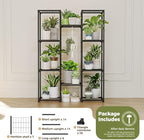 Bamworld Plant Stand Outdoor Metal Plant Shelf - Image 7