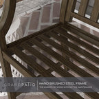 Grand patio 52" Farmhouse Outdoor Bench, Garden Benches - Image 7