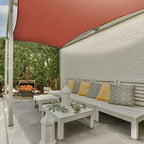 AsterOutdoor Sun Shade Sail Rectangle 6' x 10' UV Block Canopy - Image 6