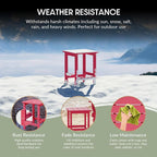 WestinTrends Malibu Square Outdoor Side Table - Image 4