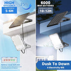 100W Solar Flood Light Outdoor Waterproof, 24000LM 6500K LED Solar Street Light - Image 4