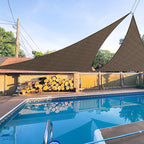 E&K Sunrise 6' x 6' x 6' Sun Shade Sail Triangle Canopy Shade Cover UV Block by EKSUNRISEINC