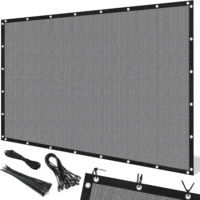 Artpuch 90% Sun Shade Cloth, 5 x 10 FT Pergola Shade Cover Canopy by Artpuch