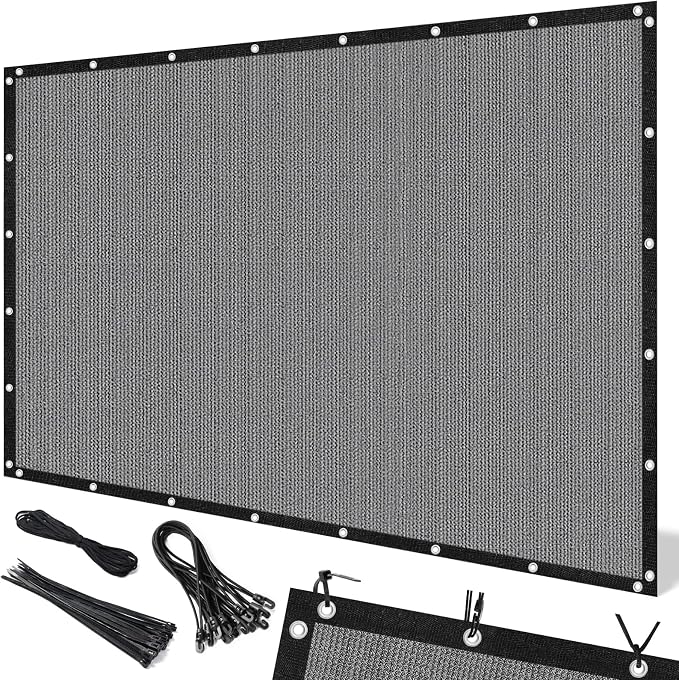 Artpuch 90% Sun Shade Cloth, 8 x 16 FT Pergola Shade Cover Canopy by Artpuch