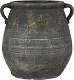 Creative Co-Op Whitewashed Terra-Cotta Urn - Image 6