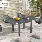 Outsunny Expandable Patio Dining Table - Image 2