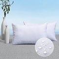 MIULEE Pack of 2 12x18 Outdoor Pillow Inserts, Outdoor Throw Pillows by MIULEE