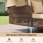 Tangkula Outdoor Rattan Daybed - Image 7