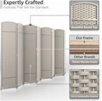 Sorbus 8 Panel Room Divider 6 ft. Tall - Image 3