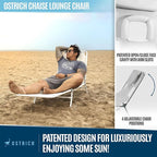 Ostrich 72 by 22 Inch Versatile Chaise Lounge Portable Reclining Lounger - Image 4