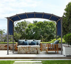 85''x 208'' Universal Doubleton Steel Pergola Replacement Cover - Image 7