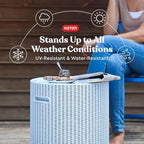 Keter Cool Side Table Cooler 3 in 1 Outdoor Patio Table and Ice Chest Storage - Image 6