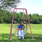 G TALECO GEAR Hammock Chair Stand, Heavy-Duty Steel 300LBS Multi-Use Hammock - Image 2
