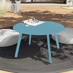 Grand patio Round Coffee Table, Weather Resistant Patio Side Table, Outdoor - Image 2