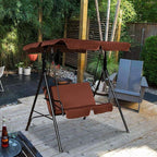 Tangkula 2 Person Porch Swing, Outdoor Swing - Image 4